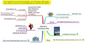 Jamie's Contact Info For VizThink U Webinar