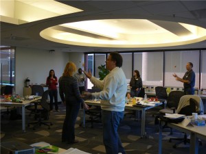 Juggling Baseline at Mindjet Idea Mapping Workshop