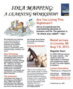 Idea Mapping Workshop Flier - Livonia 2013